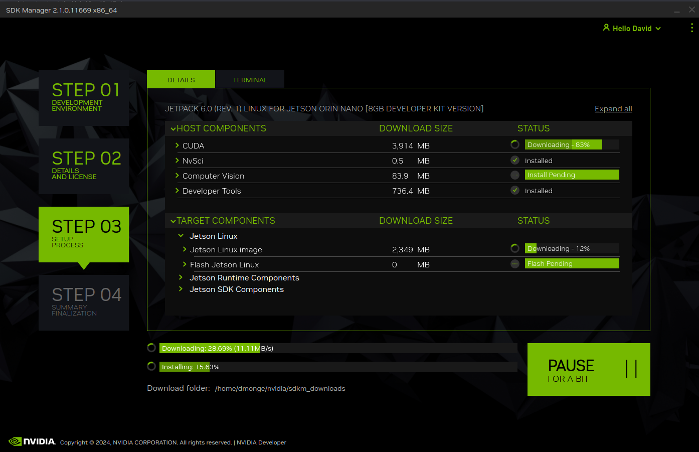 JetPack 6 Developer Guide - Flashing With SDK Manager