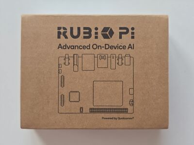 The Rubik Pi 3 box