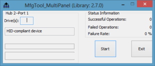 MfgTool before flashing the board